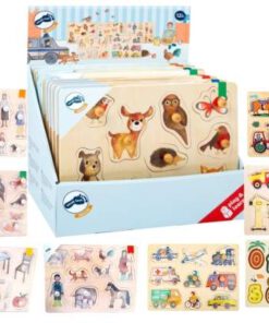 8 verschiedene robuste Setzpuzzles aus Holz mit liebevoll illustrierten Motiven, große Auswahl, Motive wählbar, Legler small foot Markenware...