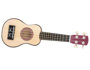 Kinder-Ukulele Musikinstrument aus Holz, das robuste Musikinstrument hat die ideale Größe für Kinder, Holzspielzeug aus dem Hause Legler small foot...