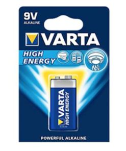 VARTA LONGLIFE Power 9 Volt Block Batterie high energy Alkaline, speziell für Geräte mit hohem Energiebedarf wie Rauchmelder...