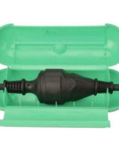 Schutzbox Safety Box zur sicheren Verbindung für Verlängerungskabel & Stecker, Schutz vor Trennen der Steckverbindung und vor Verschmutzung und Beschädigung
