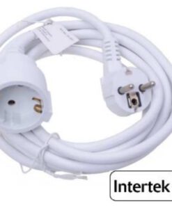 Intertek/GS geprüfte Verlängerungskabel, für Innenräume, Kabellänge 3 meter mit Schuko-Stecker & Kindersicherung, Marke: Filmer...