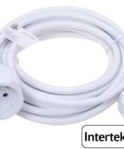  Intertek/GS geprüfte Verlängerungskabel, für Innenräume, Kabellänge: 5 meter mit Schuko-Stecker & Kindersicherung, Marke: Filmer...
