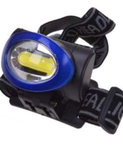 Stirnlampe mit einer superhellen weißen 3W COB-LED, 3 Funktionen: starkes Leuchten, schwaches Leuchten, Blinken. Lichtstärke: 200 Lumen...