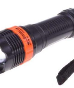 Taschenlampe mit 4 Funktionen: helles Licht, gedimmtes Licht, Blinklicht und Zoom-Funktion, 1 W SMD-LED, Helligkeit: 80-90 Lumen, mit Handgelenksschlaufe...