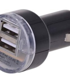 USB Adapter mit 2 x USB Anschluß, zum Aufladen von Smartphones und Tablets, für 12 V-Steckdose, Eingangsspannung: DC 12V-24V...