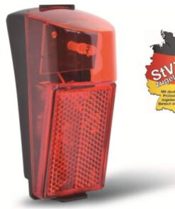 Fahrrad LED-Rücklicht für die Schutzblechmontage, integrierter Reflektor, inkl. Kabel, Prüfzeichen: K-3003...