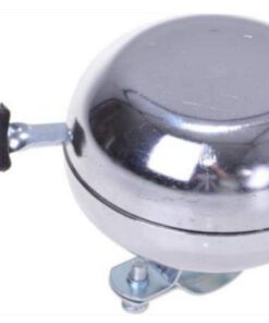 Fahrradglocke mit Ding-Dong Sound, Metallhalterung, Farbe: chrom, Material: Stahl mit Chrome Beschichtung, Maße: Ø 65 mm...