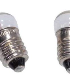 Fahrrad Glühlampen für Rücklicht 2 stück, 6 Volt / 0,6 Watt, mit Schraubsockel, Prüfzeichen: K-319, Markenware: Filmer...