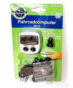 Fahrradcomputer 13 Funktionen, inkl. Batterie, Montagezubehör und Bedienungsanleitung, Geschwindigkeit, Gesamtkilometer, Tageskilometer, Fahrtzeit...