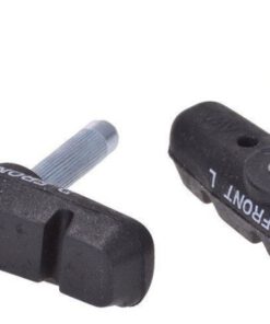 Bremsschuhe Cantilever Profi für Alu- und Stahlfelgen, mit Steckverbindung und Bremsbelaghalterung, vulkanisiert für Cantilever-Bremsen, Maße: 55 x 13 x 10 mm...