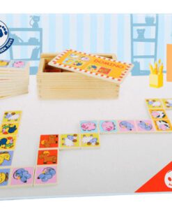 Dominospiel Zootiere aus Holz - Legler small foot – Bild 2