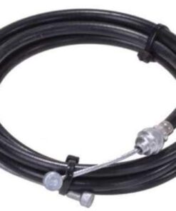 Fahrrad Bowdenzug Bremszug universal 120 cm, für viele Felgenbremsen geeignet, teflonbeschichteter Innenzug, Farbe: schwarz, Material: PVC/Zink/Stahl, Marke: Filmer...