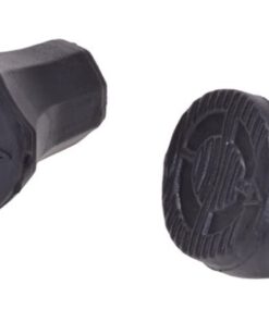 Gummischuhe Ersatzfüße für Fahrradständer, auch für Zweibeinständer geeignet, Farbe: schwarz, Material: PVC, Maße: 45 x 35 x 28 mm, Markenware: Filmer...