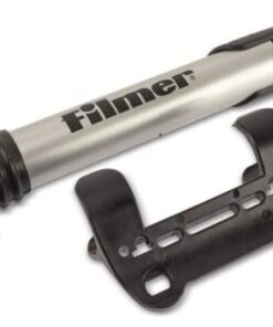 Diese Handluftpumpe im Alulook mit Teleskopfunktion ist für alle handelsüblichen Ventile geeignet, inkl. Rahmenhalterung, Maße: Ø 35 x 210 mm...