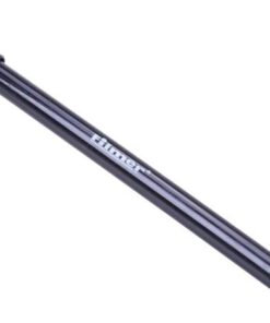 Qualitäts-Kunststoff-Handluftpumpe für das Fahrrad, passend für alle handelsüblichen Ventile, geriffelter Griff, innenliegende Feder für schnelles Pumpen, Rahmenklemmmontage, Maße: Ø 25 x 390 mm...
