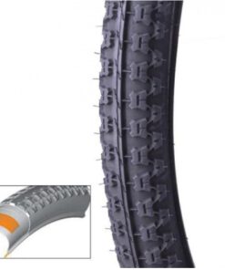 Premium Fahrradreifen / Fahrraddecke, hohe Laufleistung, gutes Fahrverhalten, mit Pannenschutz, Farbe: schwarz, Größe: 26" x 1.75, ETRTO-Nr.: 47-559, Marke: Filmer..