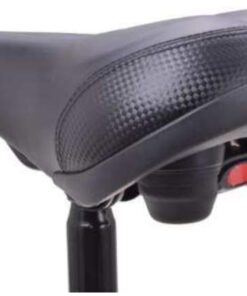 Sportlicher, hochwertiger, sehr komfortabler Fahrradsattel mit Geleinlage Gel-Sattel Sport & MTB, Elastomerfederung = Schutz für Kinderfinger, verstellbarer Sattelkloben, Maße: 290 x 190 x 110 mm...