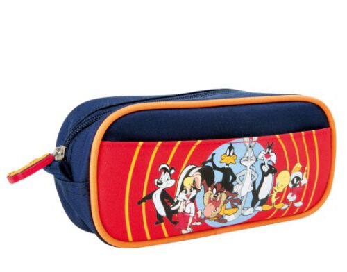 Die beliebten Stars der Warner Brothers zieren dieses wunderschöne Looney Tunes Federmäppchen Etui, es ist der perfekte Begleiter für die Schule...