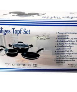 Topf-Set mit Glasdeckel 5-teilig
