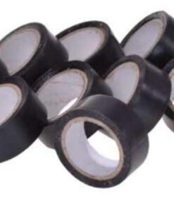 PVC-Klebeband schwarz 10 Rollen a 4,5m, universell einsetzbares Klebeban, Maße: Je Rolle 4,5 Meter lang und 18 mm breit...