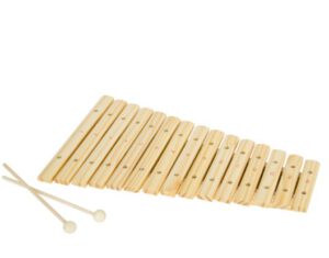 Das ideale erste Musikinstrument, Xylophon aus lackiertem, robustem, hochwertigem Naturholz, Holzspielzeug aus dem Hause Legler small foot...