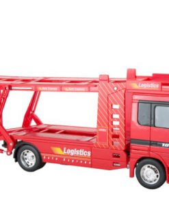 Dieser klassische Autotransporter ist orginal Lizenzware von Mercedes Benz besteht aus rotem Metall, ein Modellauto aus dem Hause Legler small foot...