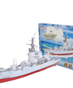3D-Puzzle für Bastlerhände,120 Teile aus Styropor formen sich zu einem eindrucksvollen Friedensschiff, Maße: ca. 51 x 11 x 25 cm, Legler small foot.