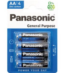 4er Pack Batterie Panasonic R6 Mignon, General Purpose, Zellengröße: AA (Mignon), Spannung: 1,5 Volt, General Purpose System: Zn/C,...