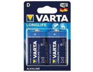 Batterie VARTA LONGLIFE Power Mono D LR 20 high energy Alkaline, bietet die leistungsstarke Energie für energiehungrige Geräte.