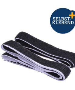 Selbstklebendes Klettband und Flanschband, 2 Stück, je 100 cm lang und individuell zuschneidbar, der ideale Helfer für viele Fälle, Markenware: Filmer...