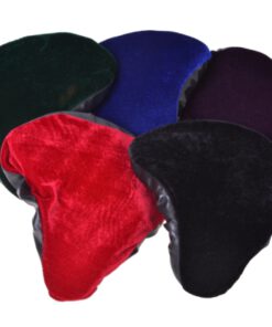 Satteldecke Velours Luxus für Tourensättel, Veloursoberfläche, Schaumstoffpolsterung, Seitenteile aus schwarzem Kunstleder, Farben wählbar, Marke: Filmer...