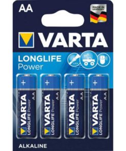 Für Geräte mit hohem Energiebedarf, VARTA LONGLIFE Power Batterie Mignon AA LR 6, high energy Alkaline, 4er Pack, , MHD 12. 2031, Made in Germany!